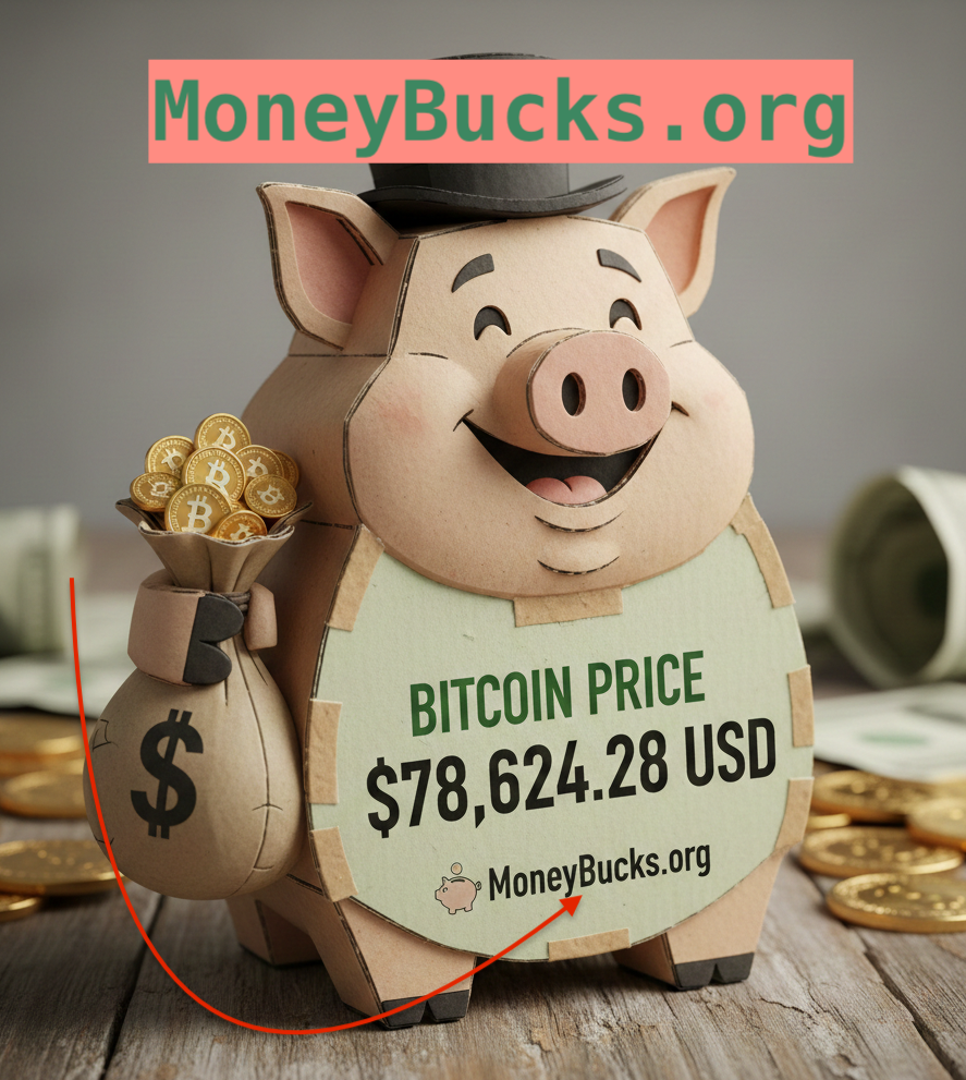 Bitcoin Price $78,624.28 USD. moneybucks.org
