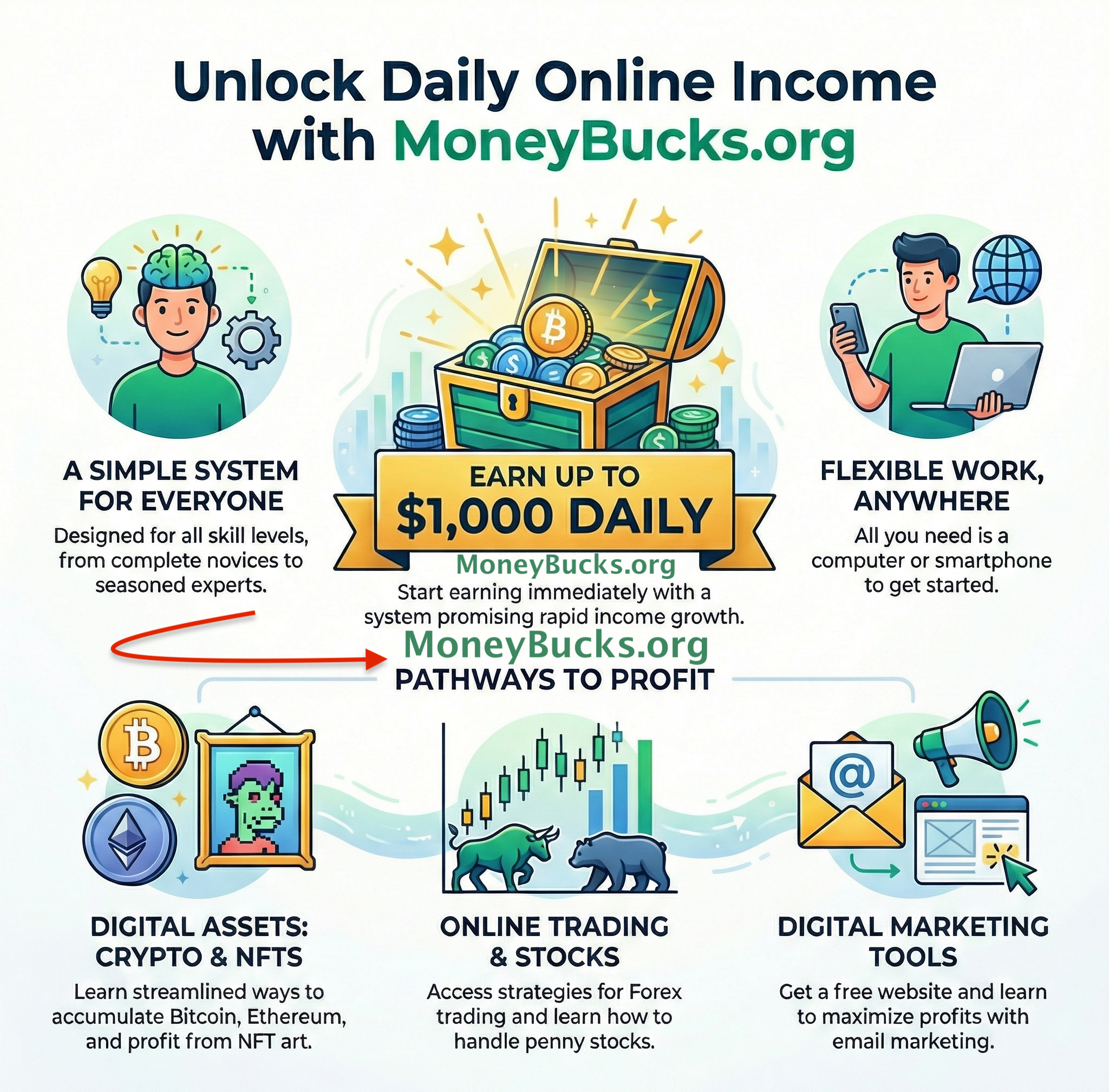 daily online income. Online trading and stocks. Digital marketing tools. crypto and nfts.